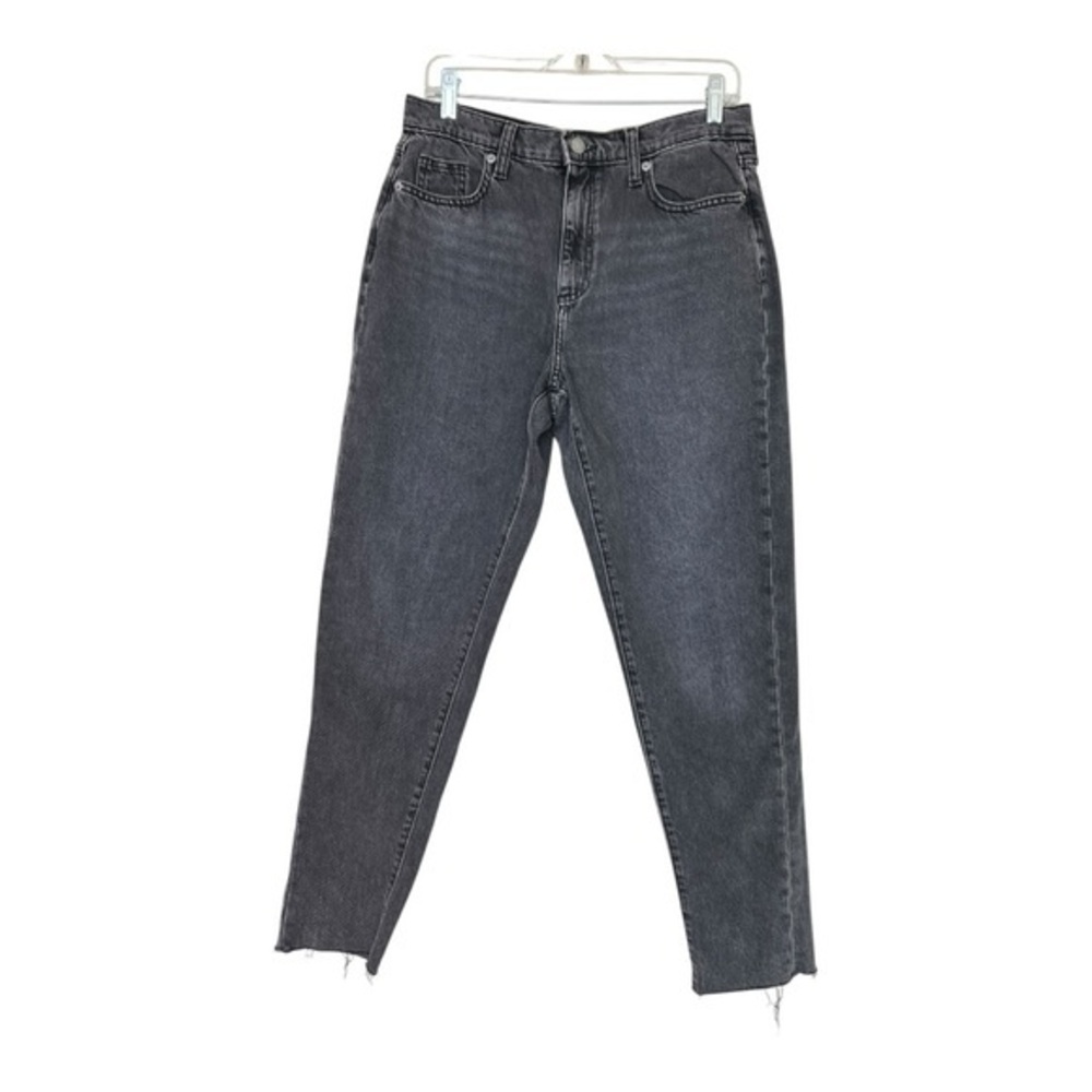 Universal Thread Gray Ankle Cropped High-Waisted Jeans Size 2